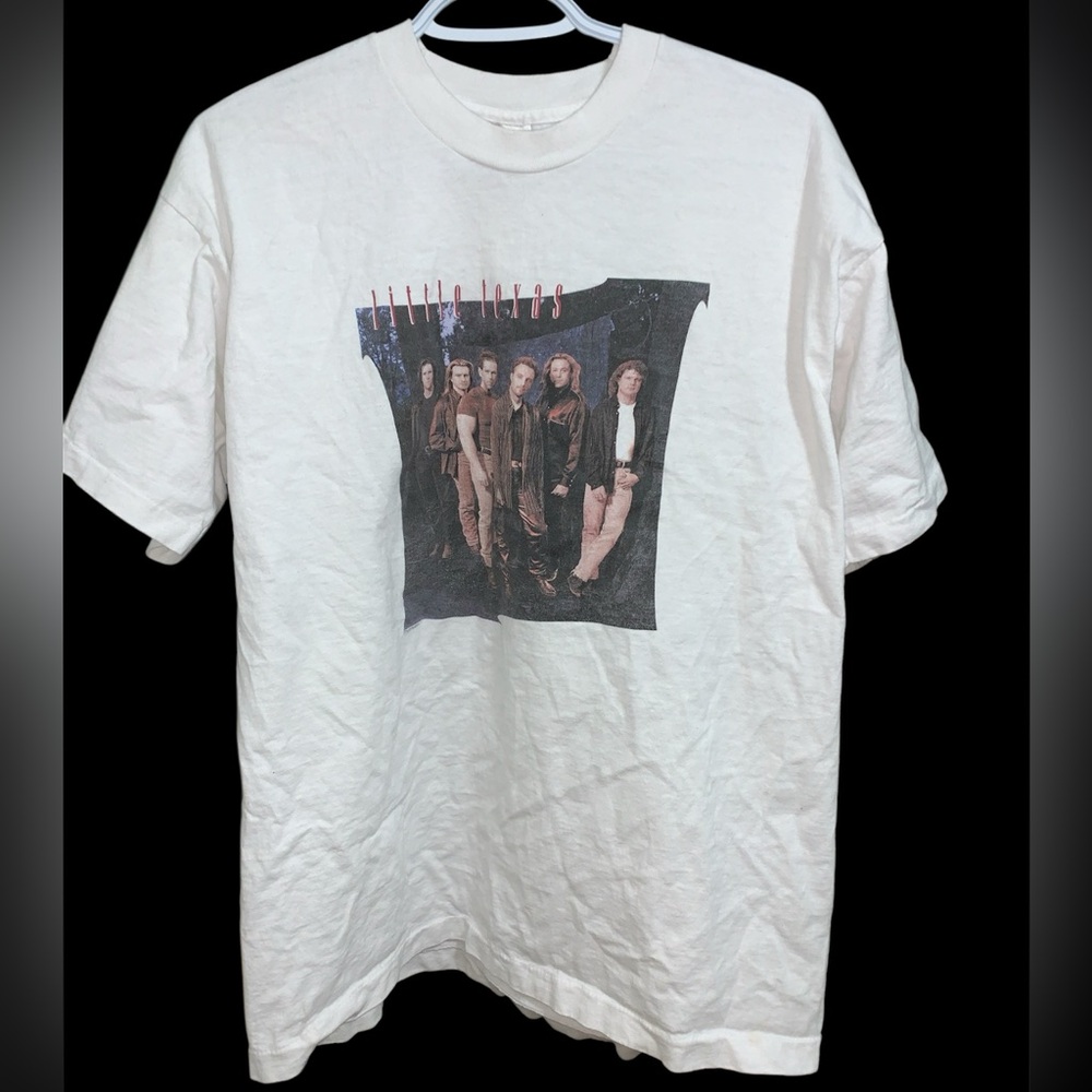 Vintage 90’s Little Texas Country Music Band T-Shirt Size XL SIGNED By Tim
